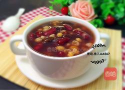 红豆黑豆大馇粥的做法图解4