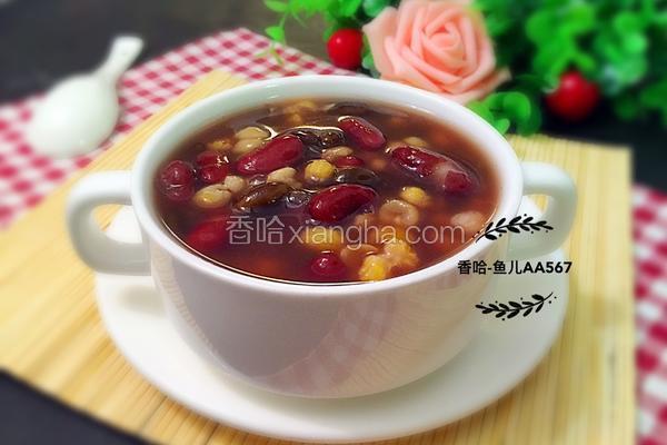 红豆黑豆大馇粥