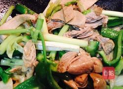 圆椒孜然炒羊肚的做法图解8