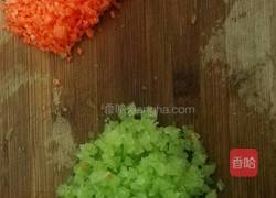 双色珍珠丸子的做法图解3