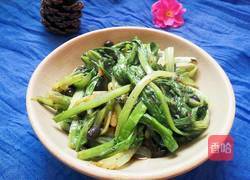 豆豉油麦菜的做法图解8