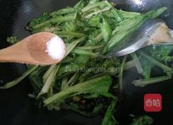 豆豉油麦菜的做法图解5