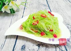 素炒莴笋的做法图解7