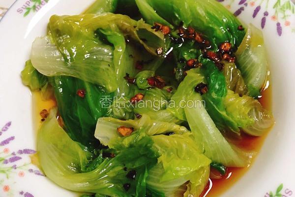 蒜泥生菜