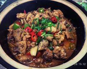 卤蛋烧狗肉[图]