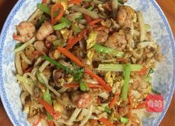 炒鱼面的做法图解4