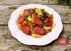 火腿肠炒鸡蛋的做法图解7