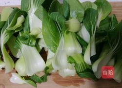 油菜百财炒饭的做法图解2