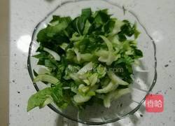 油菜百财炒饭的做法图解4