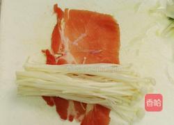 豚肉金菇卷的做法图解3