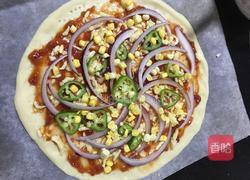 墨鱼丸披萨的做法图解6