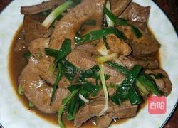 葱炒猪肝的做法图解3