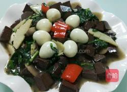 韭菜炒鸭血鹌鹑蛋的做法图解11