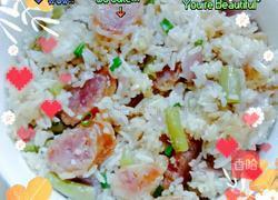 电饭煲腊肠饭的做法图解4