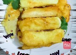 香煎黄金馒头的做法图解4