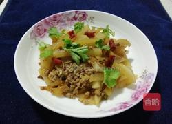 肉末爆炒辣萝卜条的做法图解5
