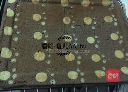 可可脚印蛋糕卷的做法图解14