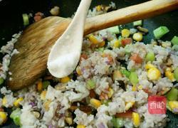 彩色炒饭的做法图解8