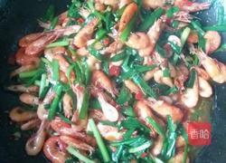 韭菜炒小虾的做法图解8