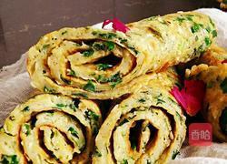 虾皮韭菜卷饼的做法图解13