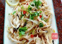 柠檬鸡丝的做法图解3