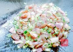 腊肠炒饭的做法图解3