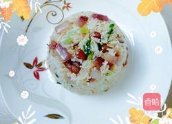 腊肠炒饭的做法图解4