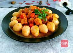 香其酱炖鸡胸肉鹌鹑蛋的做法图解15