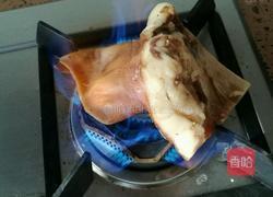 香芹炒腊猪头肉的做法图解2