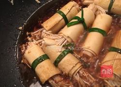豆皮卷金针菇的做法图解13