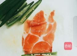 秋葵猪肉卷的做法图解5