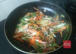 肉丝炒时蔬的做法图解8