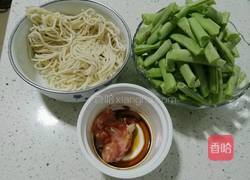 正宗老北京扁豆焖面的做法图解1