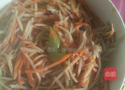 青椒土豆胡萝卜丝的做法图解10