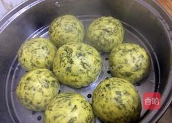 荠菜玉米面窝头的做法图解8