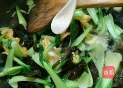 木耳青菜炒鸡蛋的做法图解9