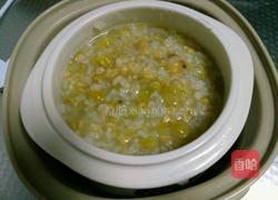 麦仁糯米豌豆盅的做法图解12