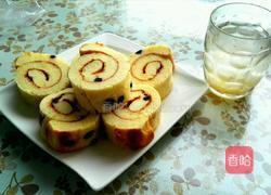 蓝莓戚风蛋糕卷的做法图解19