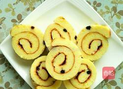 蓝莓戚风蛋糕卷的做法图解18