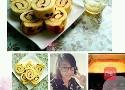 蓝莓戚风蛋糕卷的做法图解20