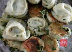 韭菜鸡蛋水煎包的做法图解8