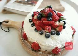八寸草莓裸蛋糕的做法图解7