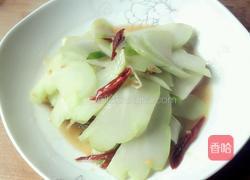 清炒佛手瓜的做法图解9