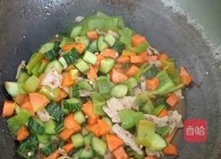 肉片炒三丁的做法图解8