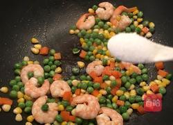 三色虾仁的做法图解9