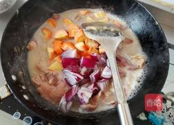 卡通兔咖喱牛肉饭的做法图解11