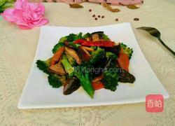 香菇炒西兰花的做法图解13
