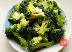 香菇炒西兰花的做法图解1