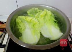 鲜美白菜虾肉卷的做法图解4