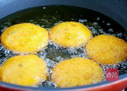 椰蓉南瓜豆沙饼的做法图解13